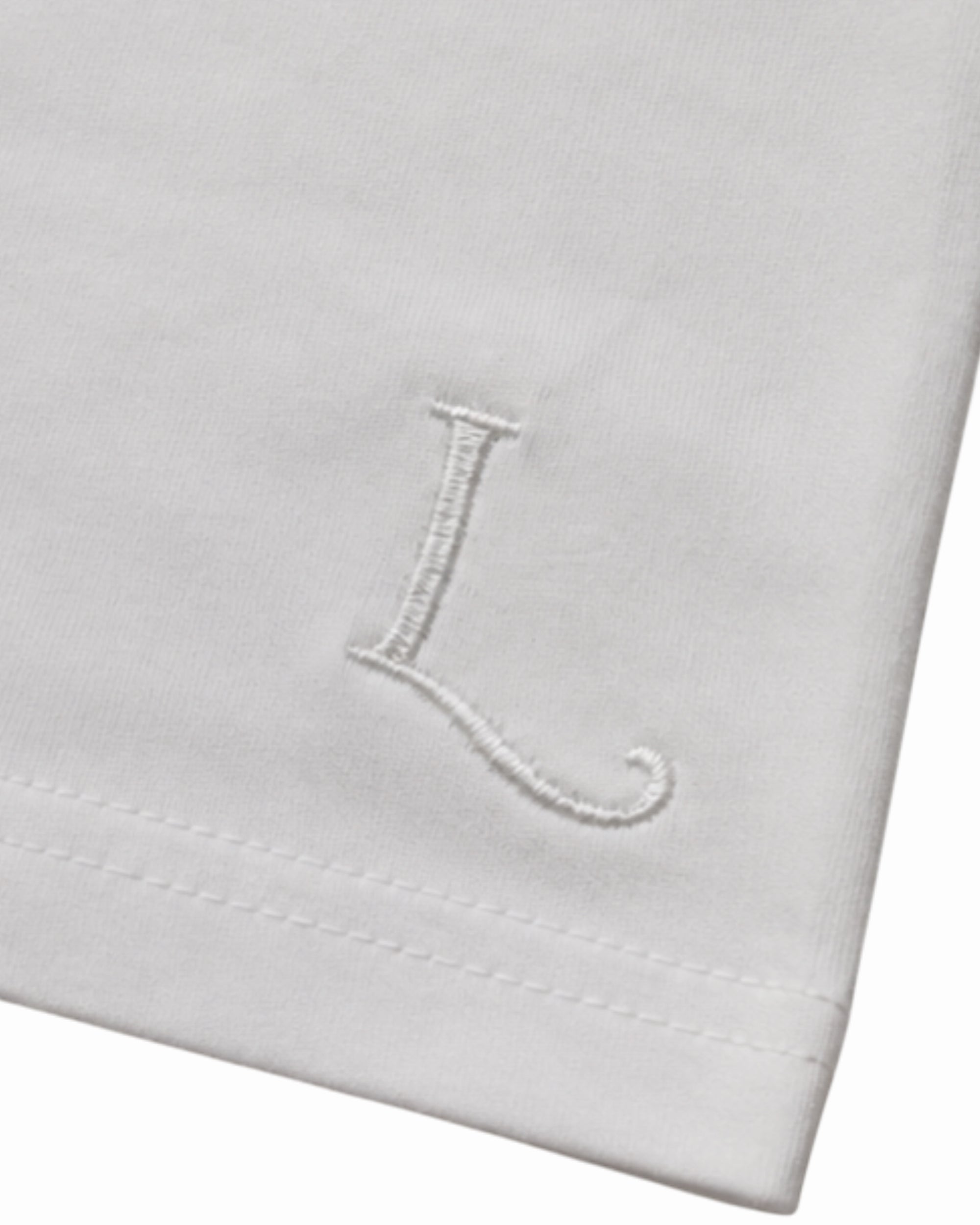 White Classic T-Shirt Detail
